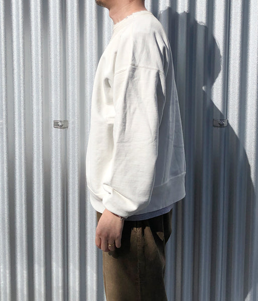 SAINT MICHAEL/BJ_CREW NECK SWEAT/YOUNG/WHT