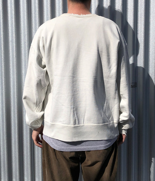 SAINT MICHAEL/BJ_CREW NECK SWEAT/YOUNG/WHT
