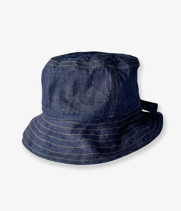 MHL./CANTON LIGHT DENIM HAT (INDIGO)