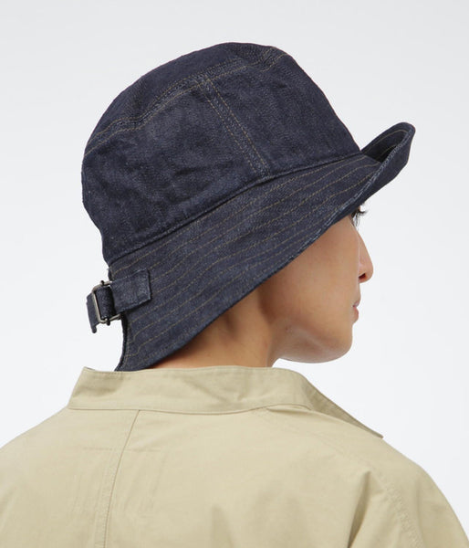 MHL./CANTON LIGHT DENIM HAT (INDIGO)