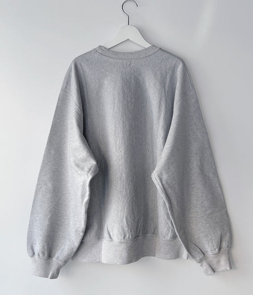 blurhms ROOTSTOCK/THIN-SWEAT CREW-NECK P/O (HEATHER WHITE)