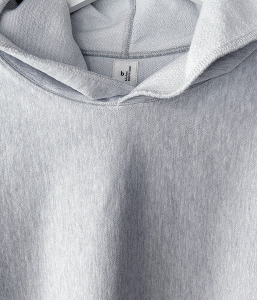 blurhms ROOTSTOCK/THIN-SWEAT SEPARATE-POCKET HOODIE P/O (HEATHER WHITE)