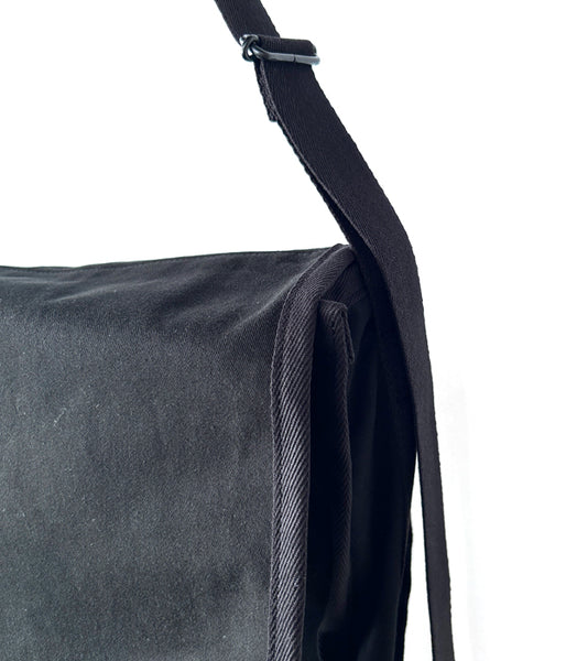 MHL./WASHED COTTON DRILL SHOULDER BAG