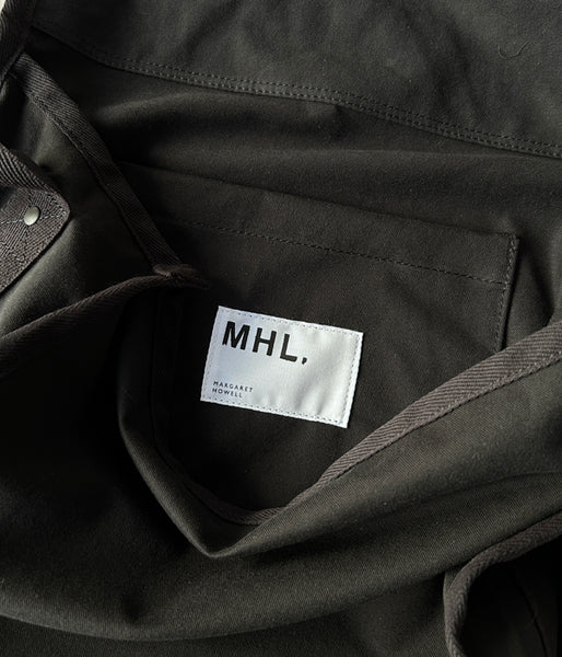 MHL./WASHED COTTON DRILL SHOULDER BAG