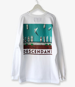 DESCENDANT/Fit out LS (WHITE)