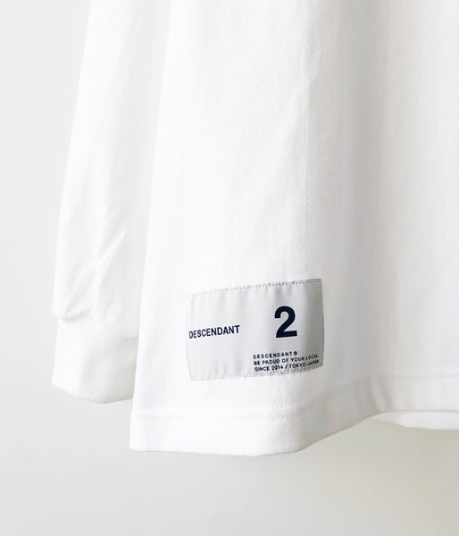 DESCENDANT/Fit out LS (WHITE)