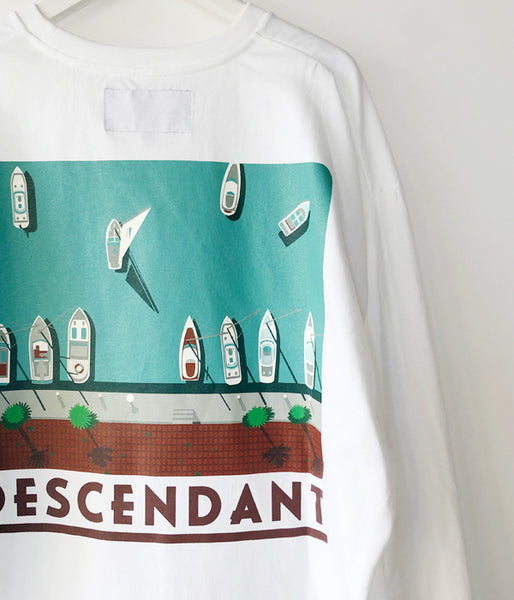 DESCENDANT/Fit out LS (WHITE)