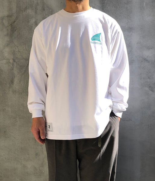 DESCENDANT/Fit out LS (WHITE)