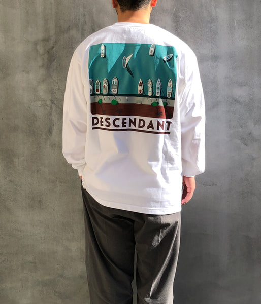 DESCENDANT/Fit out LS (WHITE)