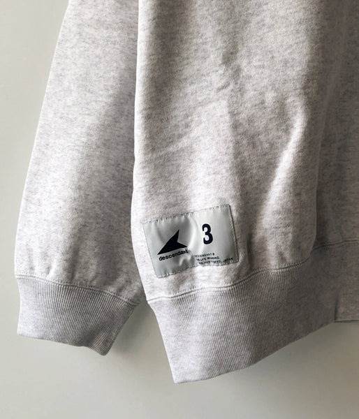 DESCENDANT/PE CREW NECK (GRAY)