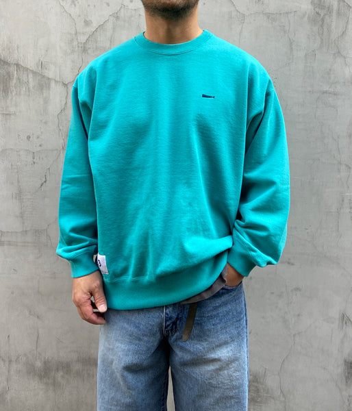 DESCENDANT/PE CREW NECK (TEAL)