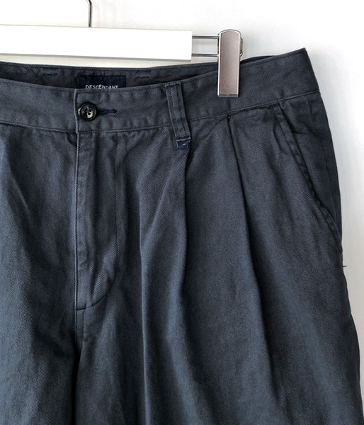 DESCENDANT/DC-3 TWILL TROUSERS (GRAY)