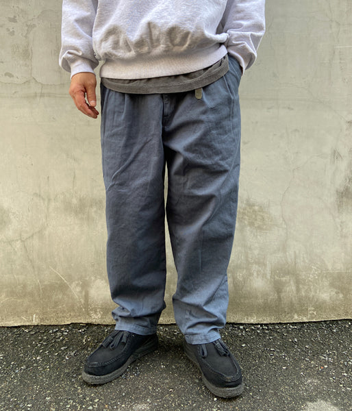 DESCENDANT/DC-3 TWILL TROUSERS (GRAY)