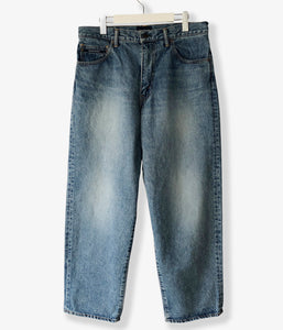 DESCENDANT/1995 DENIM TROUSERS BUGGY HARD WASH (INDIGO)