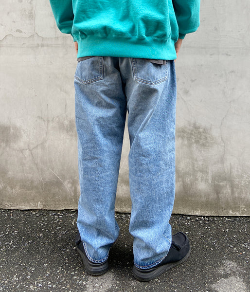 DESCENDANT/1995 DENIM TROUSERS BUGGY HARD WASH (INDIGO)