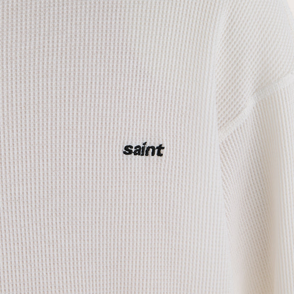 SAINT MICHAEL/LS THARMAL TEE/WHITE