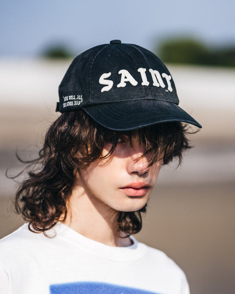 SAINT MICHAEL/6PANEL CAP/SAINT/BLACK