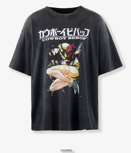 SAINT MICHAEL/CB_SS TEE/COWBOY BEBOP/BLACK