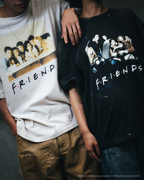 SAINT MICHAEL/FRD_SS TEE /FRIENDS/BLACK