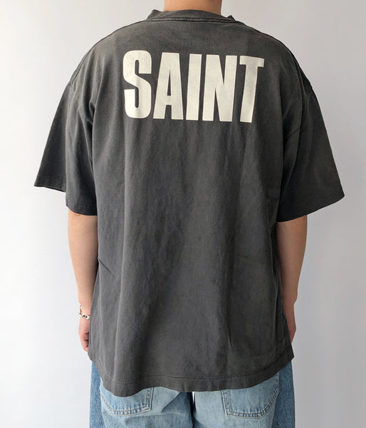 SAINT MICHAEL/FRD_SS TEE /FRIENDS/BLACK