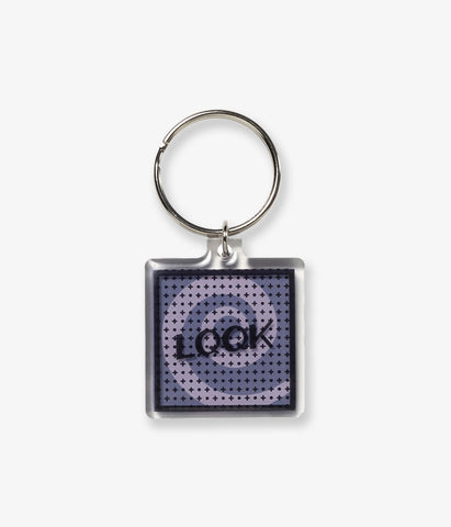 LQQK Studio/KEY CHAIN (CLEAR-PURPLE)