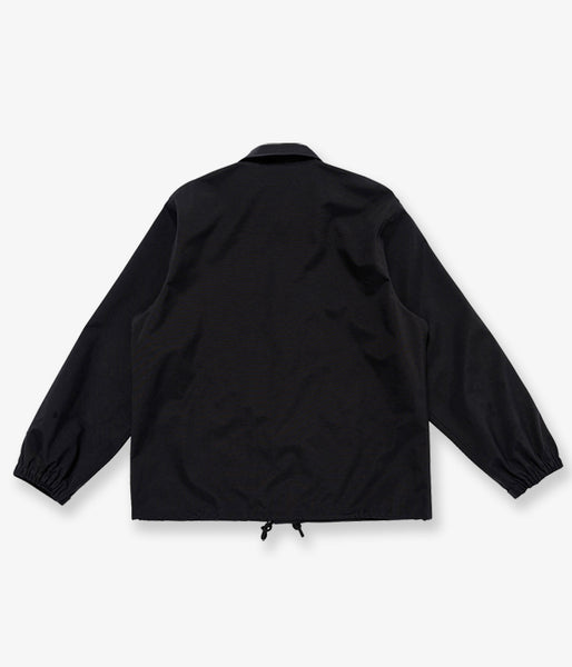 LQQK Studio/NYLON LOOSE COACH JACKET (BLACK)