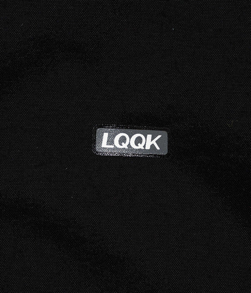 LQQK Studio/NYLON LOOSE COACH JACKET (BLACK)