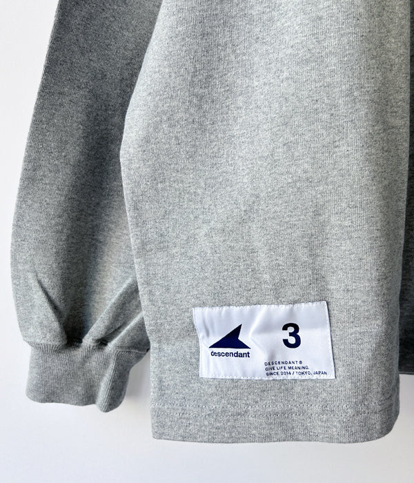 トップス DESCENDANT BERTH JERSEY LS GRAY 1 DESCENDANT/BERTH JERSEY LS (GRAY)