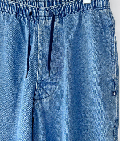 DESCENDANT/SHORE DENIM BEACH TROUSERS (INDIGO)