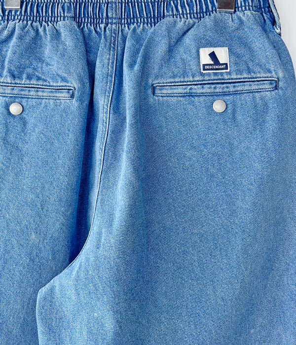 パンツ DESCENDANT SHORE DENIM BEACH TROUSERS DESCENDANT/SHORE DENIM BEACH TROUSERS (INDIGO)