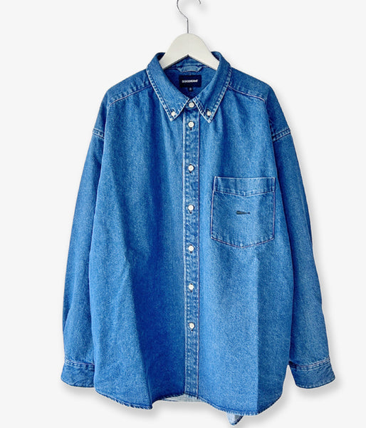 DESCENDANT/ALLMAN DENIM LS SHIRT (INDIGO)