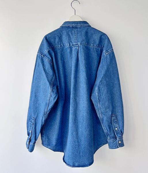 DESCENDANT/ALLMAN DENIM LS SHIRT (INDIGO)