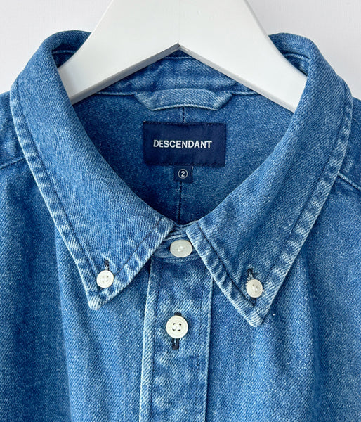 DESCENDANT/ALLMAN DENIM LS SHIRT (INDIGO)