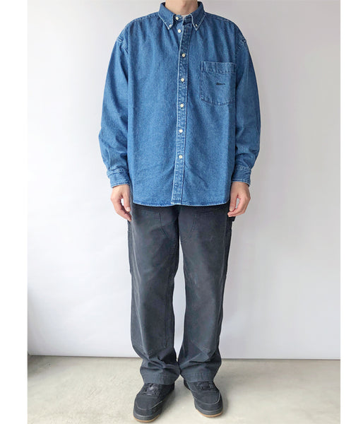 DESCENDANT/ALLMAN DENIM LS SHIRT (INDIGO)