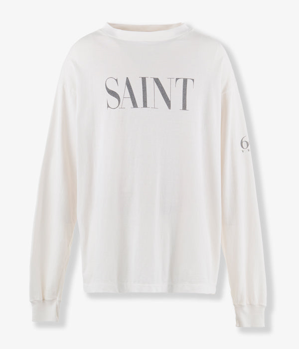 SAINT MICHAEL/LS TEE/SAINT/WHITE