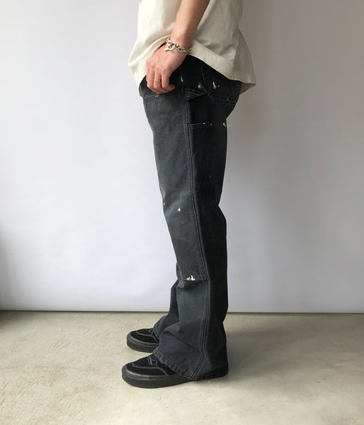 SAINT MICHAEL/DOUBLE KNEE PANTS/BLACK