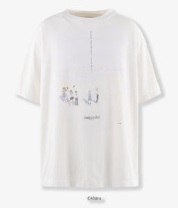 SAINT MICHAEL/EV_SS TEE/WHITE/WHITE