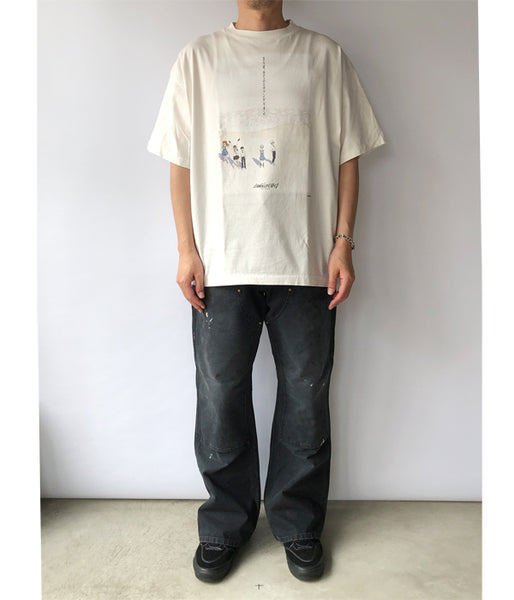 SAINT MICHAEL/EV_SS TEE/WHITE/WHITE