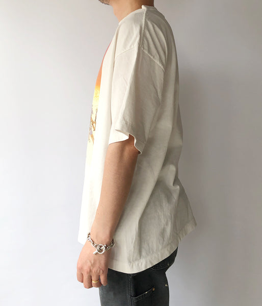 SAINT MICHAEL/EV_SS TEE/ORANGE/WHITE