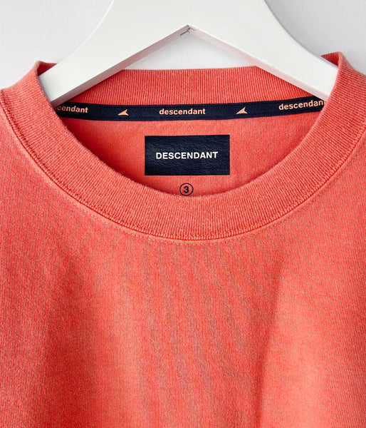 DESCENDANT/OTL ORGANIC COTTON LS PIGMENT DYE (ORANGE)