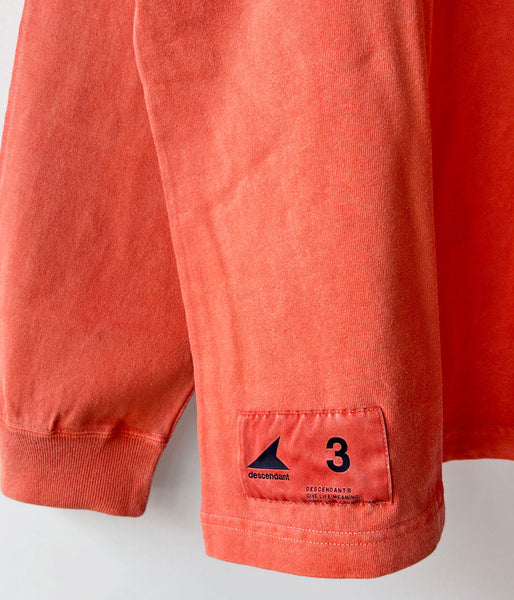 DESCENDANT/OTL ORGANIC COTTON LS PIGMENT DYE (ORANGE)