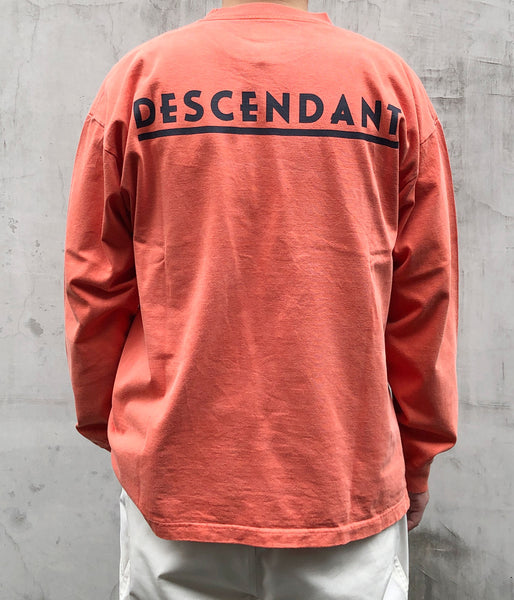 DESCENDANT/OTL ORGANIC COTTON LS PIGMENT DYE (ORANGE)