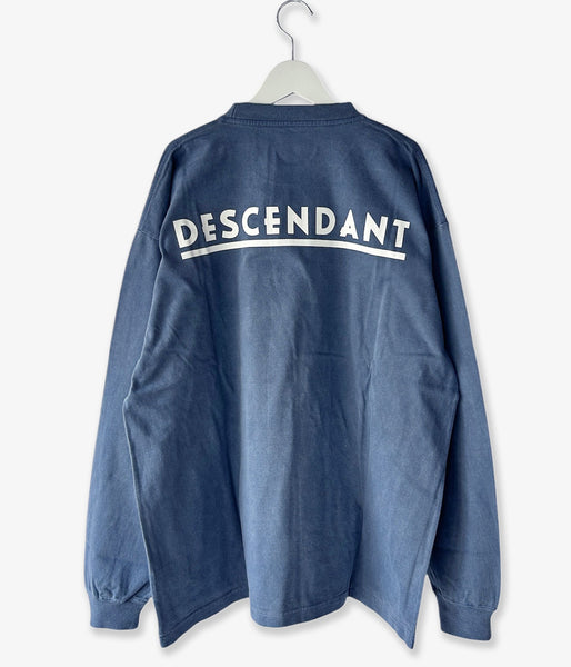 DESCENDANT/OTL ORGANIC COTTON LS PIGMENT DYE (NAVY)