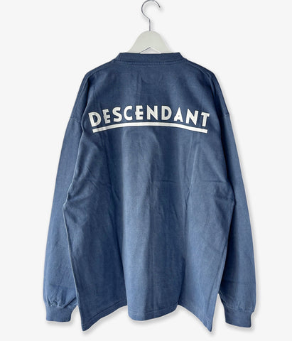 DESCENDANT/OTL ORGANIC COTTON LS PIGMENT DYE (NAVY)