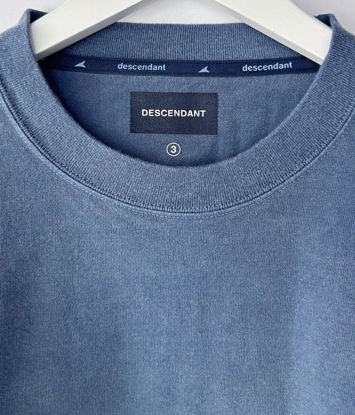 DESCENDANT/OTL ORGANIC COTTON LS PIGMENT DYE (NAVY)