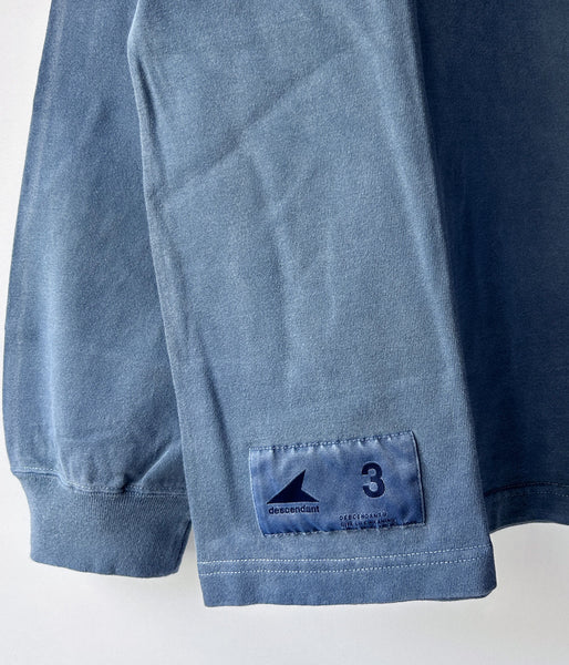 DESCENDANT/OTL ORGANIC COTTON LS PIGMENT DYE (NAVY)