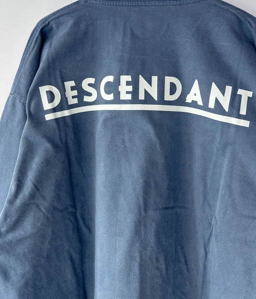 DESCENDANT/OTL ORGANIC COTTON LS PIGMENT DYE (NAVY)