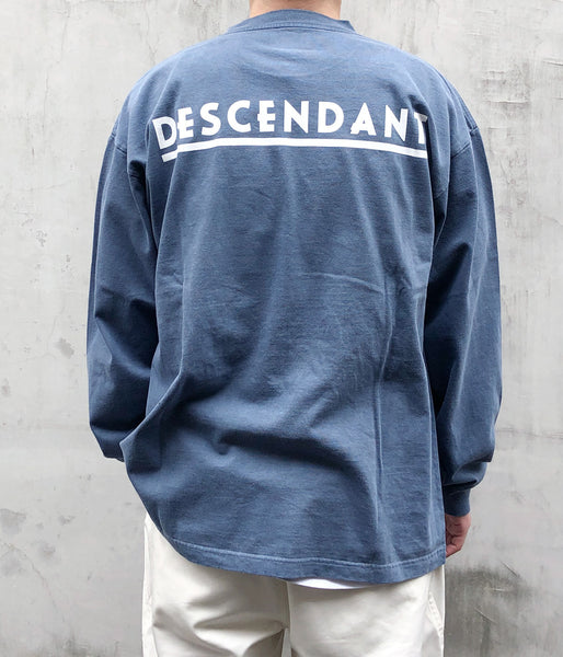 DESCENDANT/OTL ORGANIC COTTON LS PIGMENT DYE (NAVY)