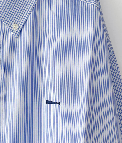 DESCENDANT/KENNEDY’S STRIPE LS SHIRT (BLUE)