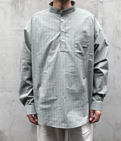 DESCENDANT/TETTY PULLOVER TEXTILE LS SHIRT (GREEN)